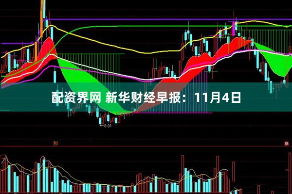 配资界网 新华财经早报：11月4日