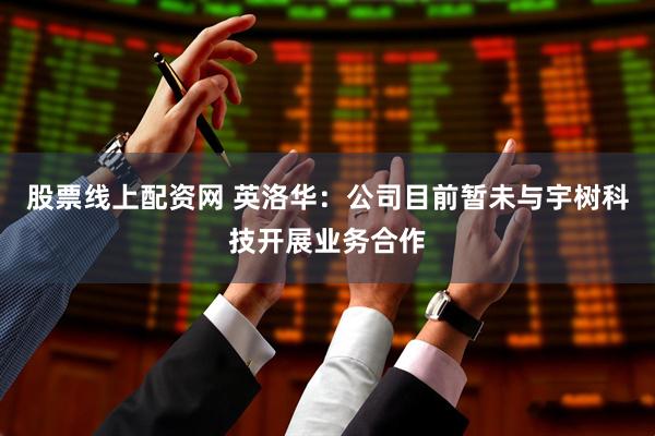 股票线上配资网 英洛华：公司目前暂未与宇树科技开展业务合作